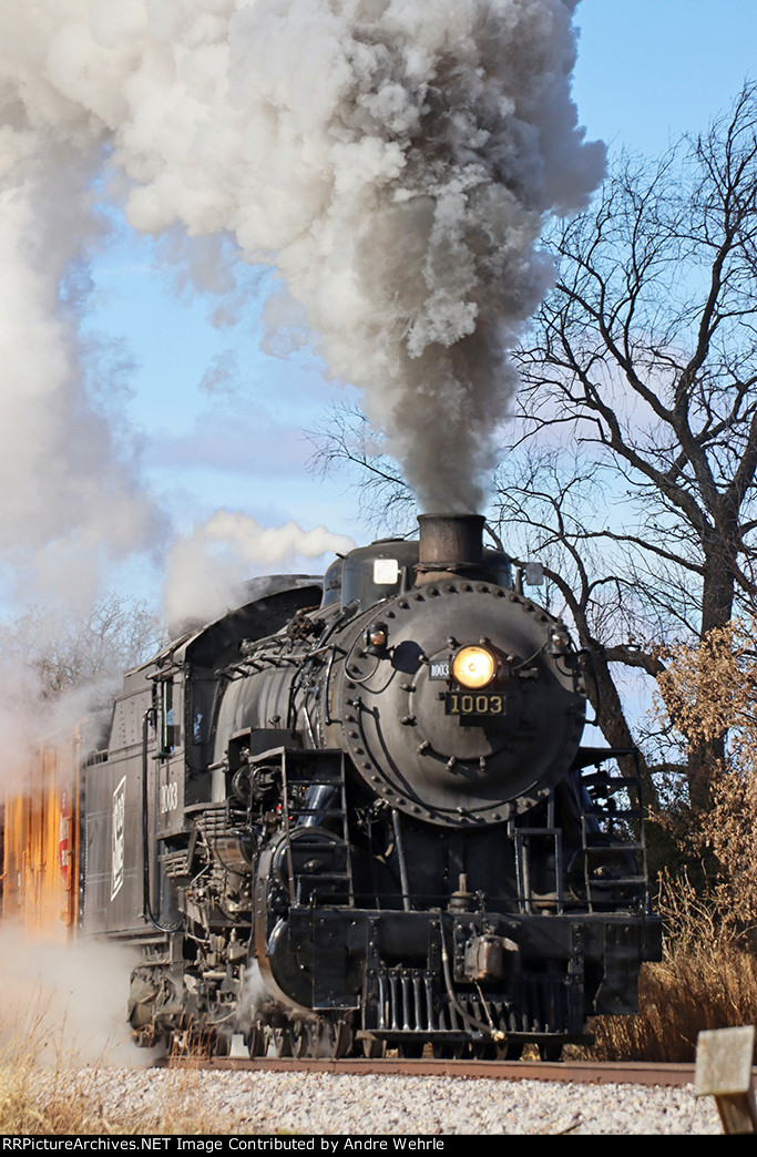 Accelerating for the first runby past Prospect Rd.